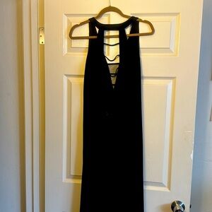 Black long cocktail dress great condition